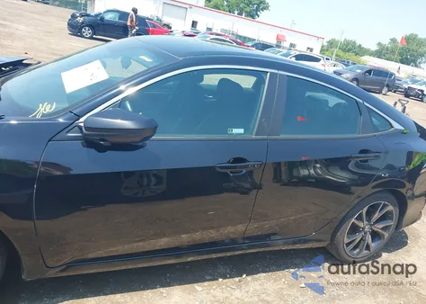 2019 Honda Civic Sport z USA, uszkodzony, nr VIN 2HGFC2F85KH585345